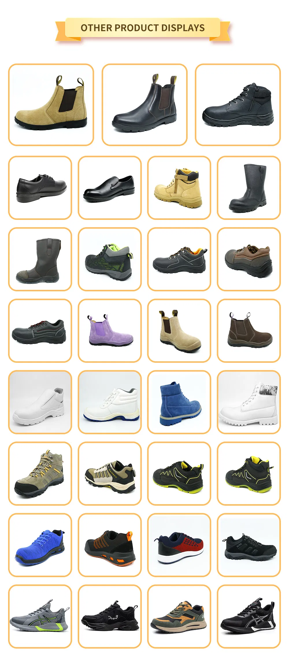 Heavy-Duty Steel Toe Work Boots Features