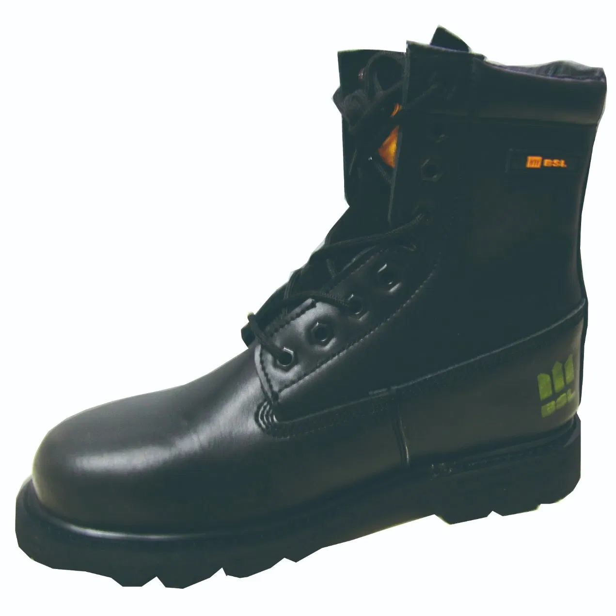 SLS-B41f8 High Quality Top Popular Fashion Machine Sewing Lining Full Grain Upper Leather Steel Toe Safety Shoes Boots Footwear for Men