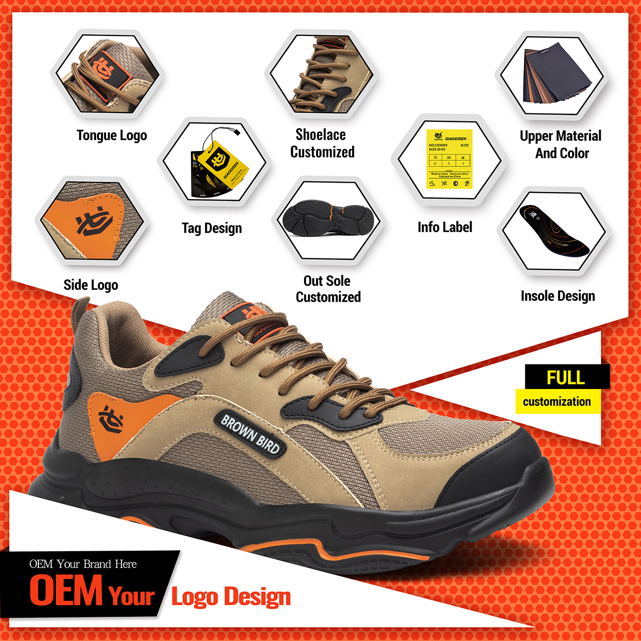 Breathable Lightweight Running Sneakers Stylish Sports Labor Safety Shoes Workers Safety Shoes Work Time Safety Shoes Product