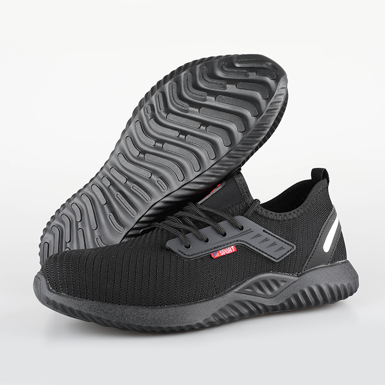 Shoes Safety Man Summer Breathable Labor protection Shoes Fly Weave Anti- Puncture Safety Shoes Steel Toe Work Boot SM003