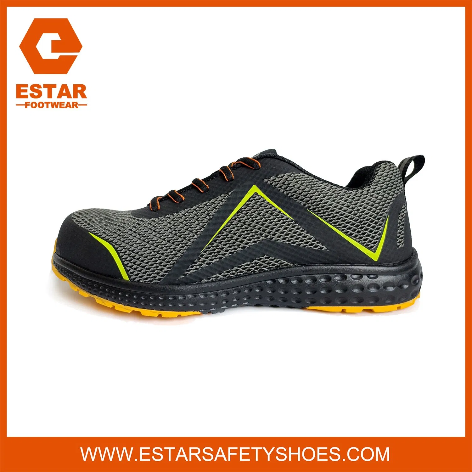 Super Lightweight Safety Trainer Shoes with Nano Composite Toe and Ultralight Kevlar Anti-Puncture Midsole