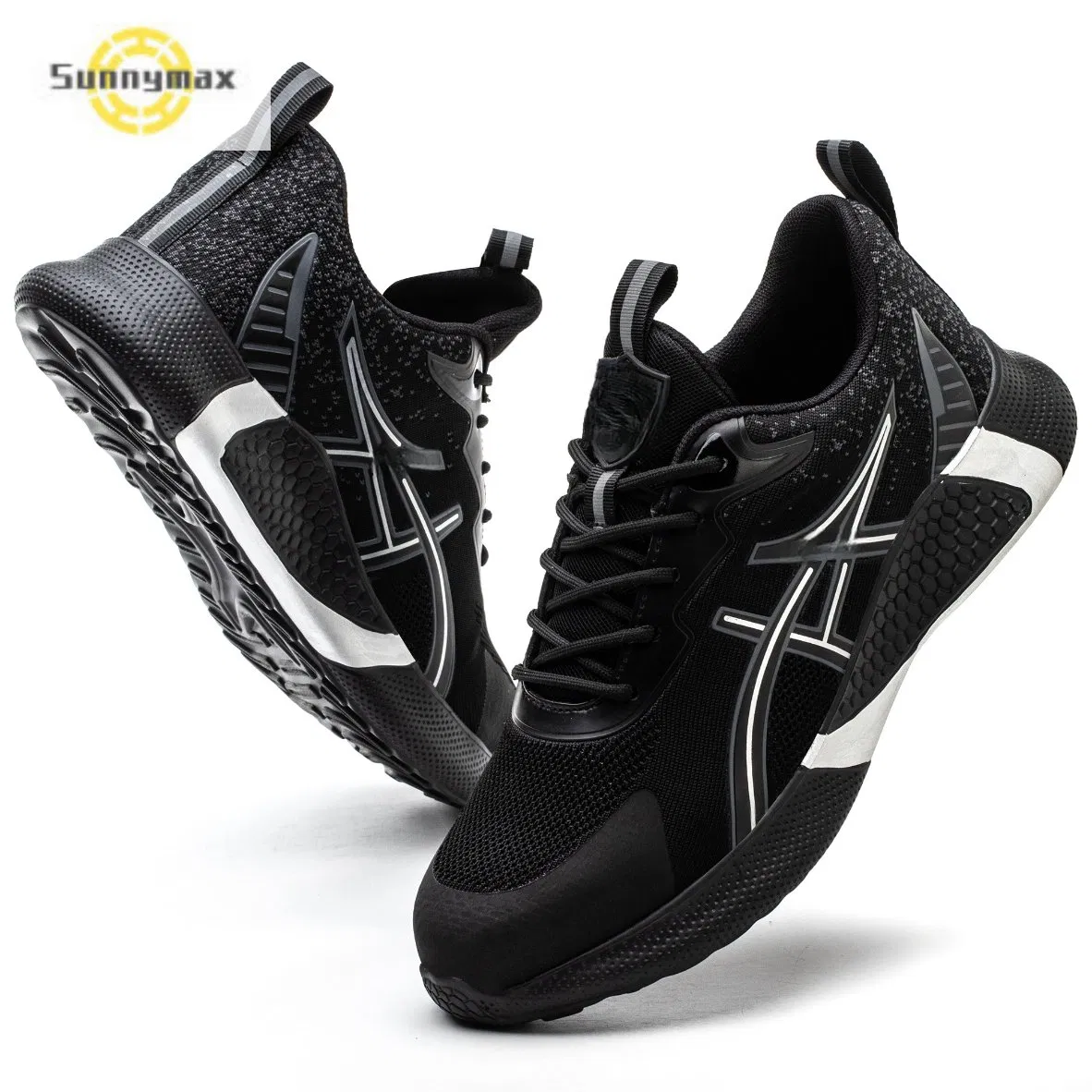 Lightweight Safety Sneakers with Woven Design for All-Day Wear