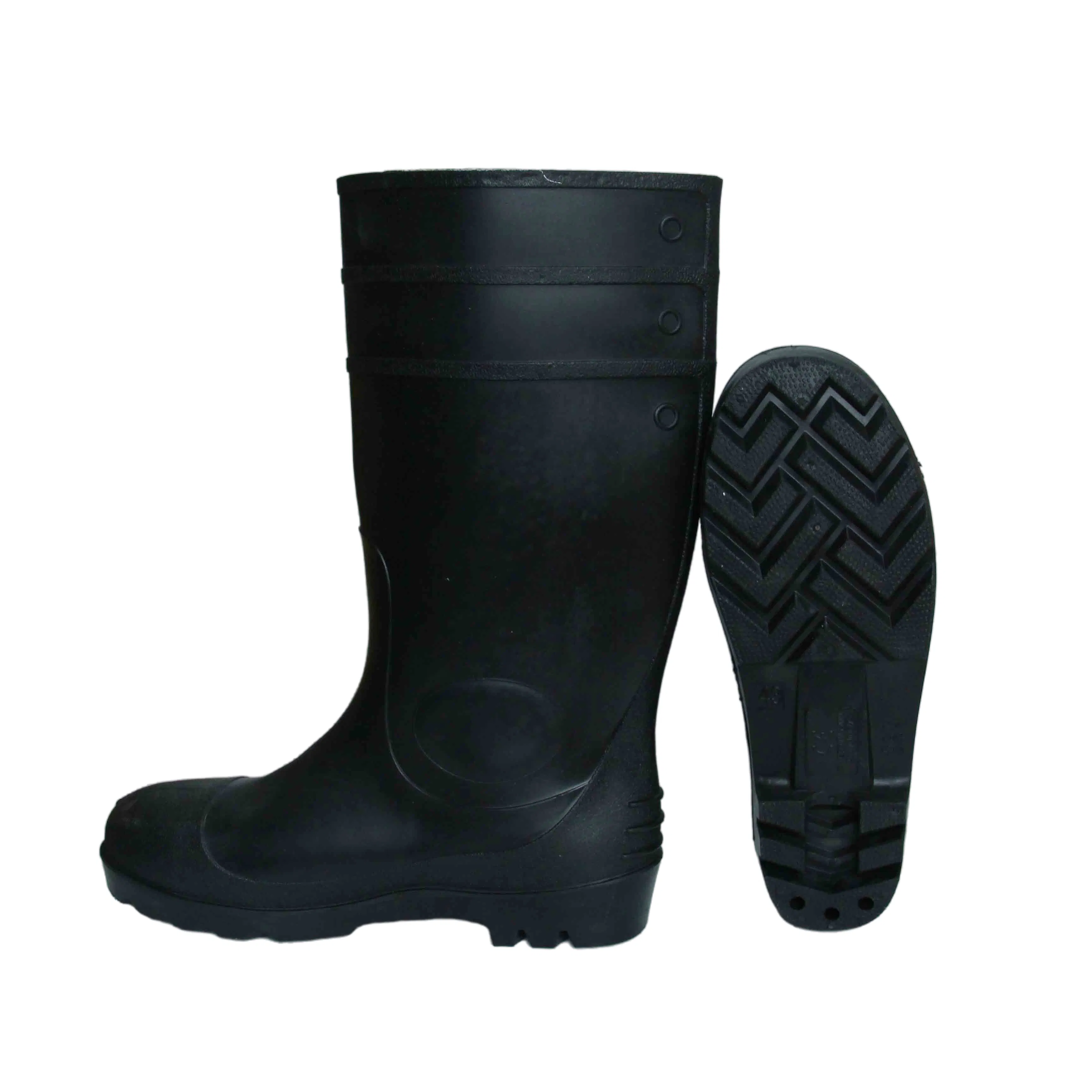 Ss032-Bb Men's Steel Toe Safety Rain Boots
