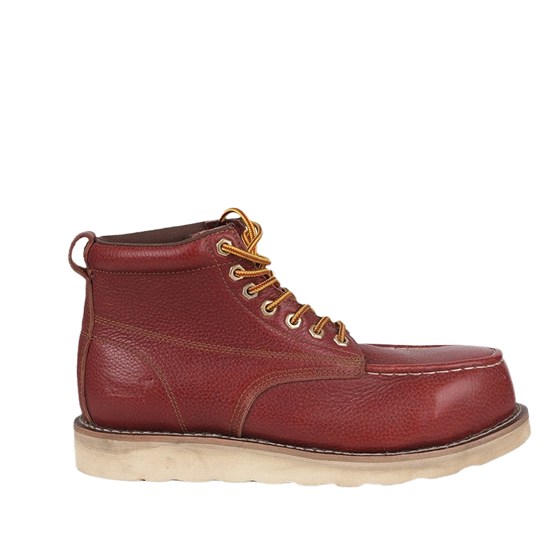 ACE Safety High Cut Lace Safety Boot Composite Toe-Cap Anti-Perforation Board Metal-Free ESD Waterproof Cow Full Grain Leather