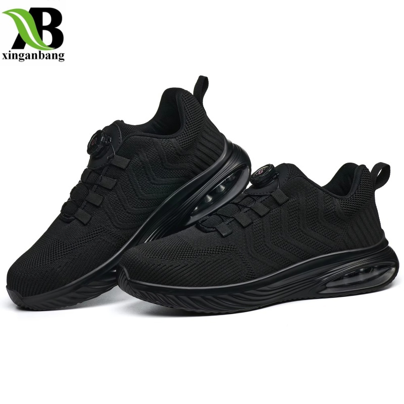Lightweight Safety Sneakers with Comfortable Rubber Outsole for Work