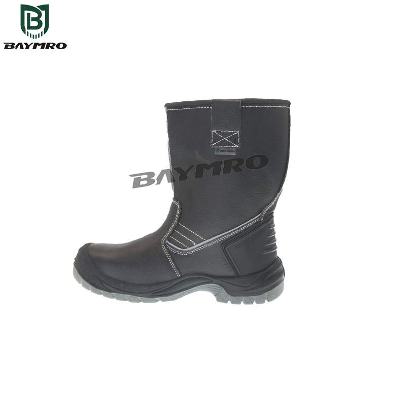 Cow Leather Steel Toe Smash Puncture Static Resistant Footwear Safety Work Labor Shoes Safety Boots En20345