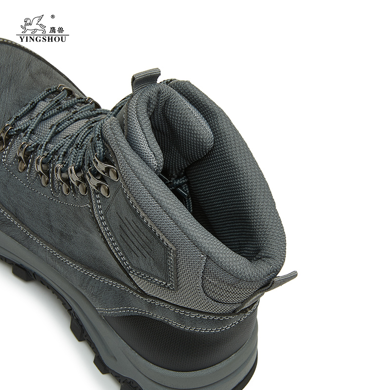 High Quality Microfiber Work Boots Men's Puncture Resistant Lightweight Slip Resistant Construction Safety Boots for Work Shoes