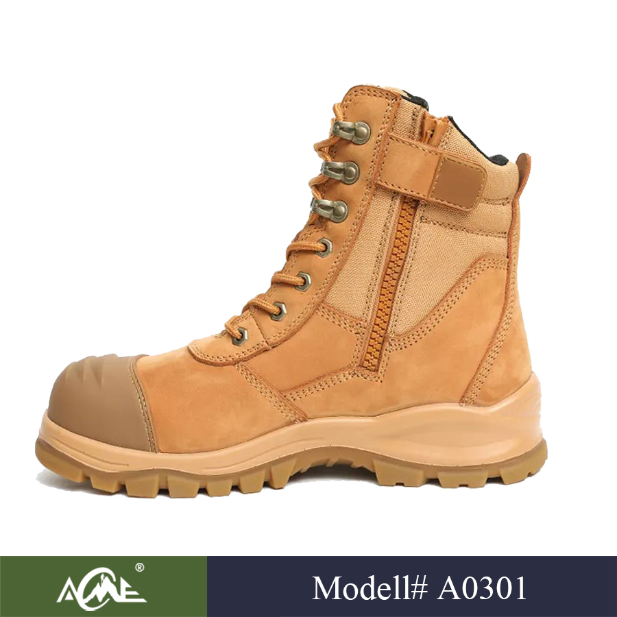Australia Design Wheat Color Composite Toe Kevlar Midsole Work Safety Shoes