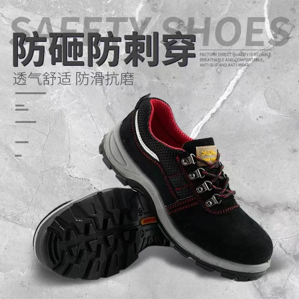 Composite Toe Labor Safety Footwear Suppliers Wrinkle-Resistant Professional Original Safety Shoes