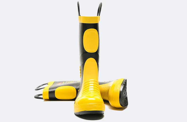 Puncture-Resistant Fireman Rubber Boots