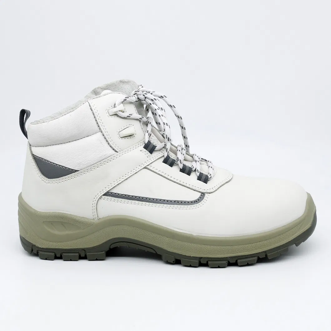 Premium White Hygienic Kitchen Safety Shoes for Chefs