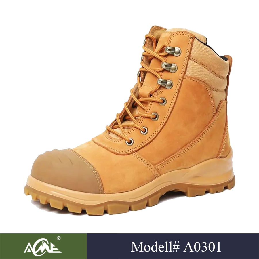 Australia Design Wheat Color Composite Toe Kevlar Midsole Work Safety Shoes