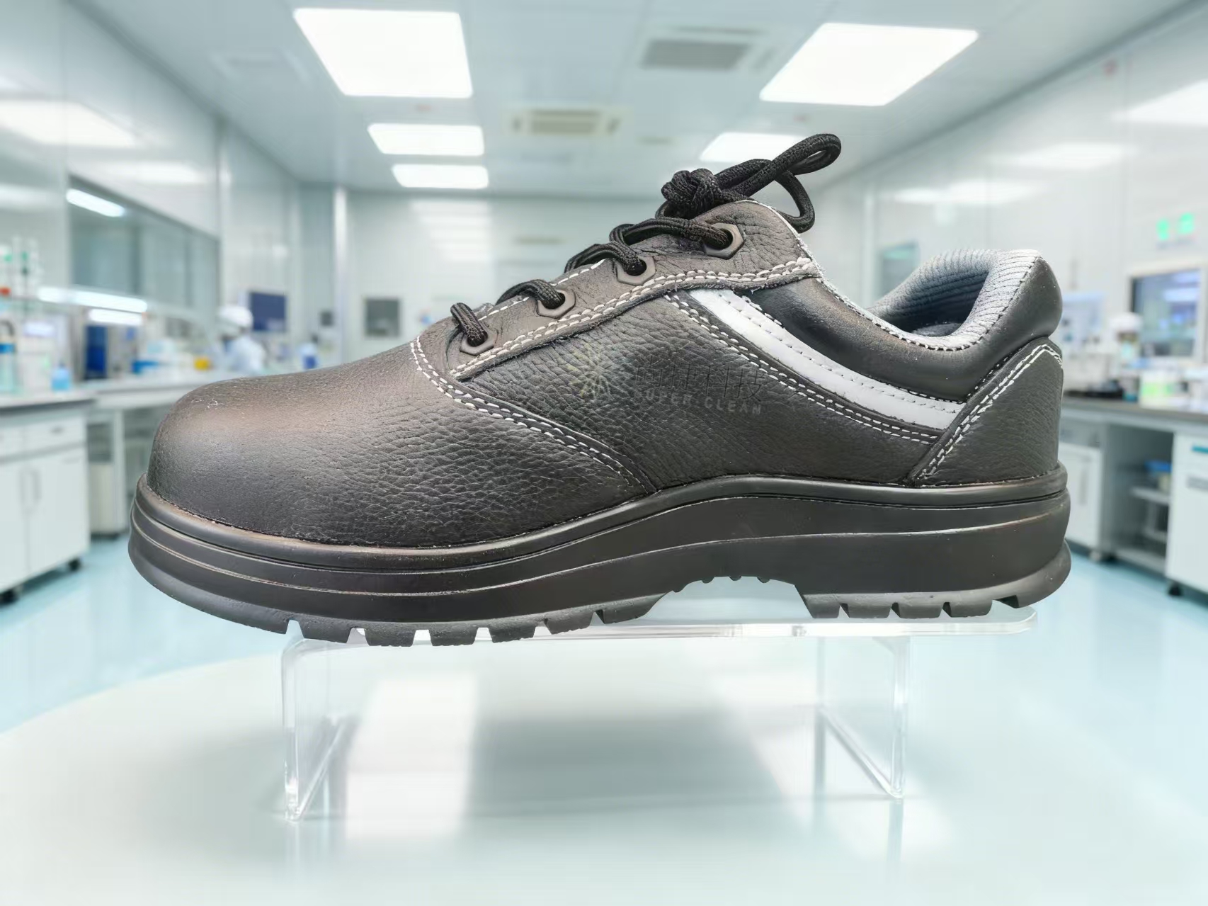 Comfortable White Anti-smash Dustproof Waterproof Non slip ESD Cleanroom Antistatic Work Safety Shoes With Steel Toe Cap