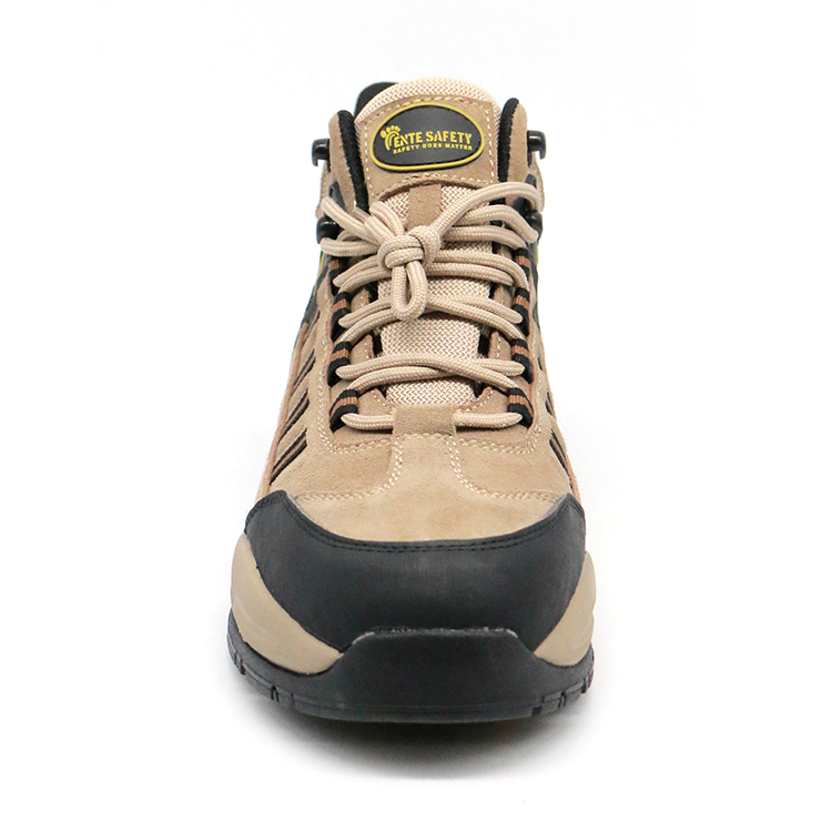 Wholesale Custom logo Work Shoes Safety Breathable Suede Upper Working Welding Industry Steel Toe Puncture-proof Safety Shoe