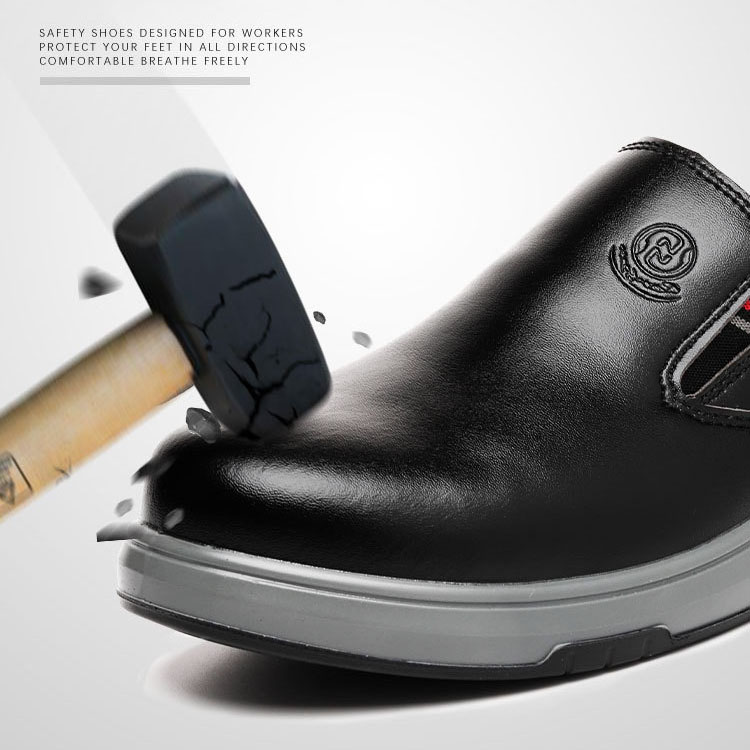 Low-top Safety Shoes Wear-resistant, Anti-slip, Stab-proof and Anti-smashing Protect Men's and Women's Work Shoes