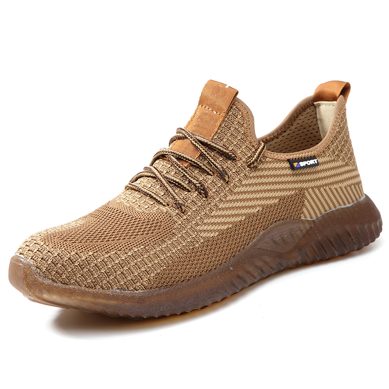 Colorful Non-Slip Oil Resistant Lightweight Steel Toe Anti Puncture Breathable Unisex Stylish Safety Shoes Sneakers