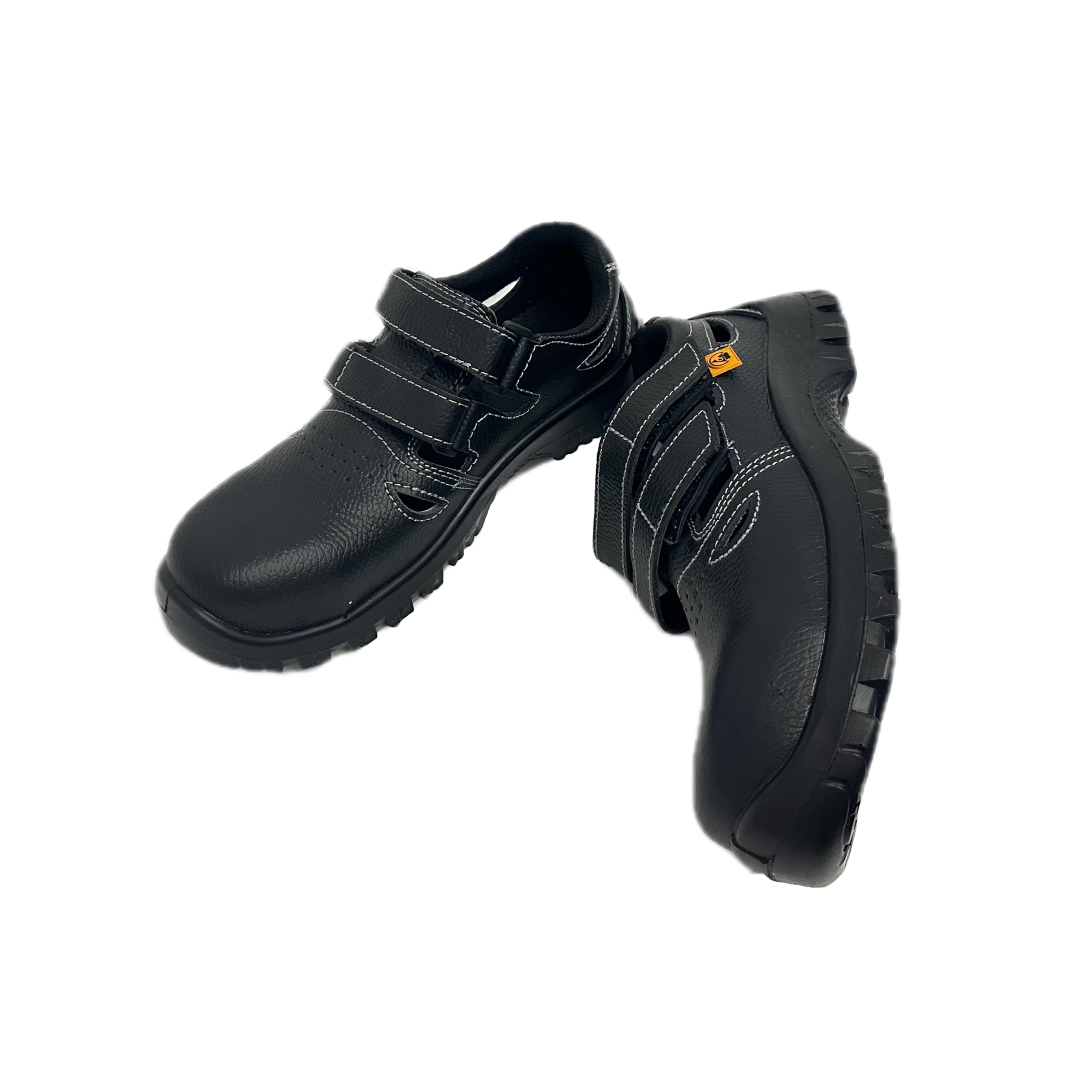 Breathable Open and Sandals Safety Shoes for Summer Steel Toe Safety Shoes for PU ESD Work Shoes Protective Sandal