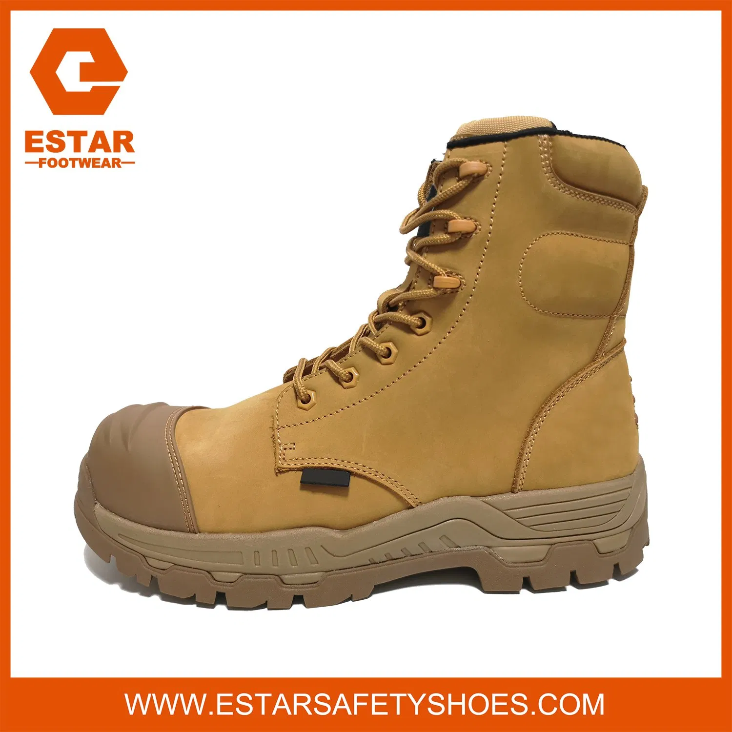 Airport Friendly Work Safety Shoes Non-Metallic Industrial Safety Boots with Composite Toe