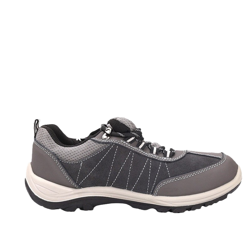AODEXIANG Safety Shoes Steel Toe Cap Anti-Slip Winter Nubuck Leather Upper Mesh Lining Puncture-Proof Work Boots