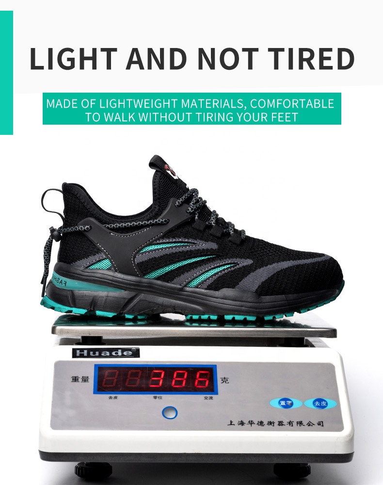 Summer Lightweight Wholesale High Quality Sports Safety Shoes Work Shoes Men China Cheap Black New Designer Men Safety Shoes