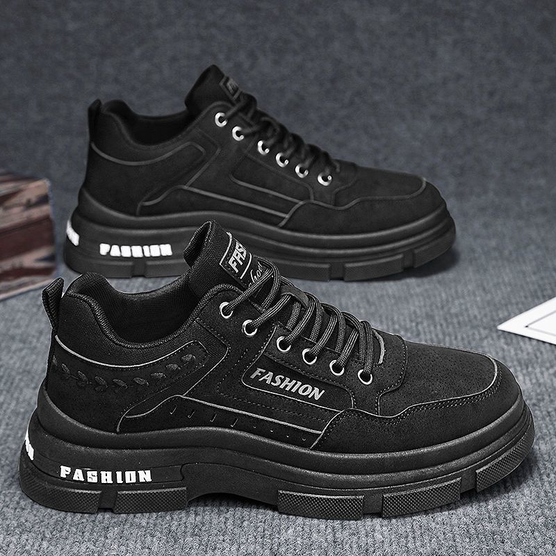 2024 Autumn New Men's Safety Shoes Mesh Upper Construction Work Waterproof Lace-up Non-Slip Wear-Resistant Lightweight Trendy