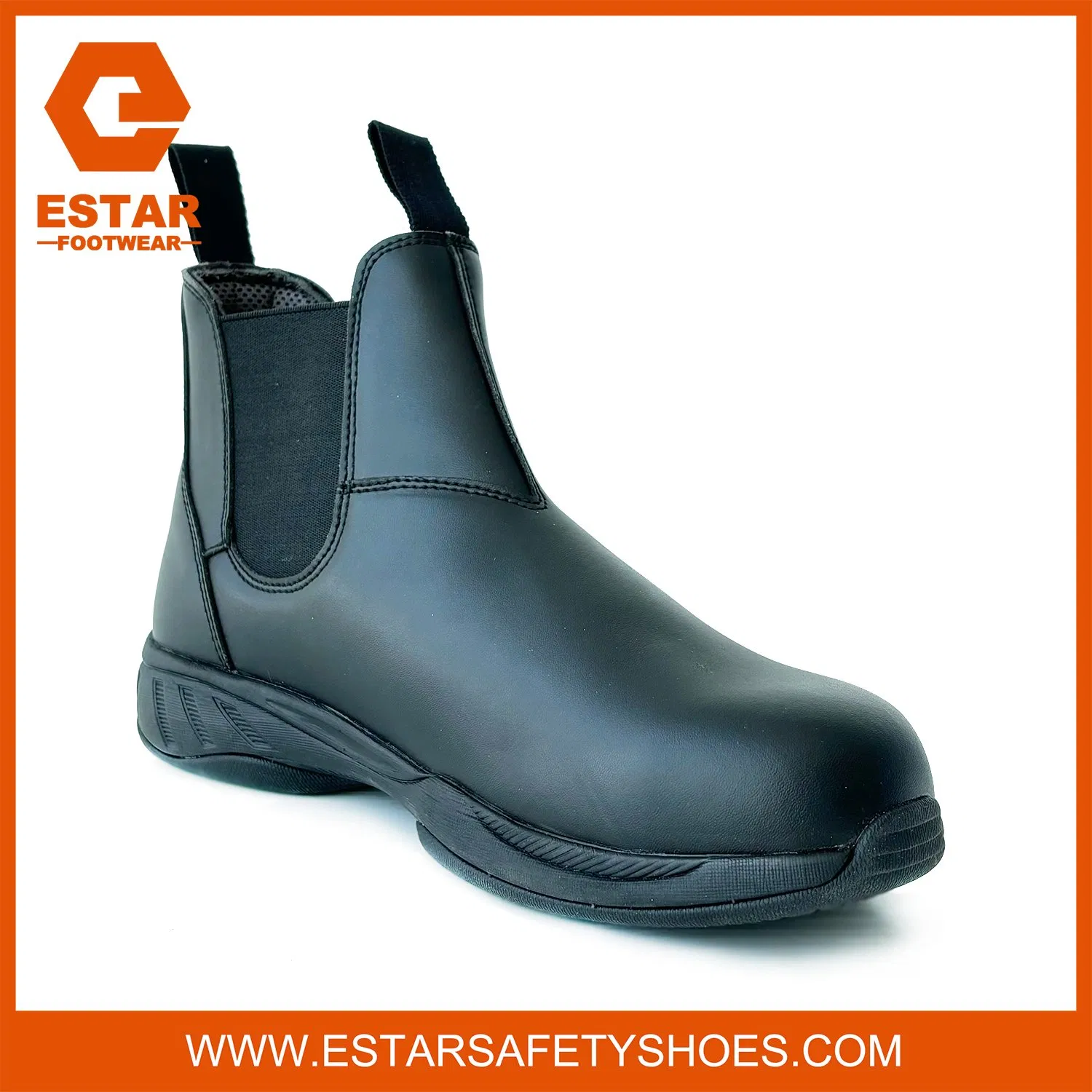 Durable Double Bind Elastic Gusset Abrasion-Resistant Kitchen Chef Executive Safety Shoes