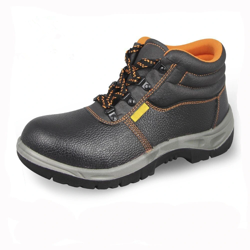 Genuine Leather Safety Shoes Steel Toe Steel Sole Work Safety Boots