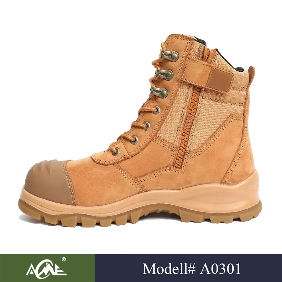 Australia Design Wheat Color Composite Toe Kevlar Midsole Work Safety Shoes