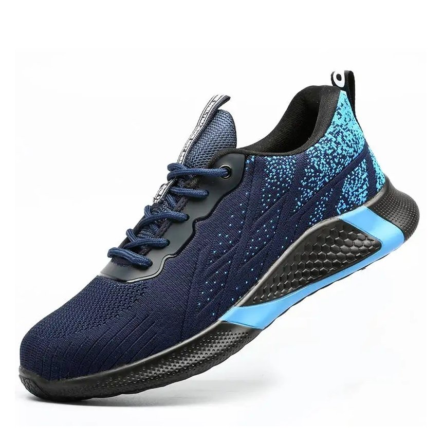 Lightweight Fly Woven Safety Sneakers with Puncture Protection