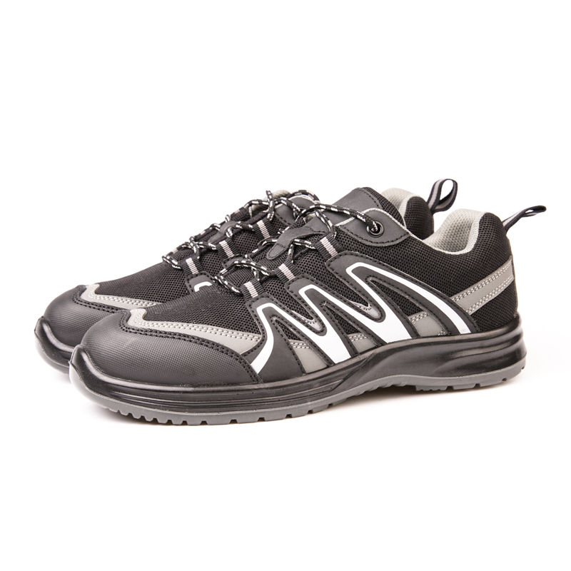 Summer Breathable Casual Sports Light Weight Industrial Composite Toe Work Safety Shoes for Men