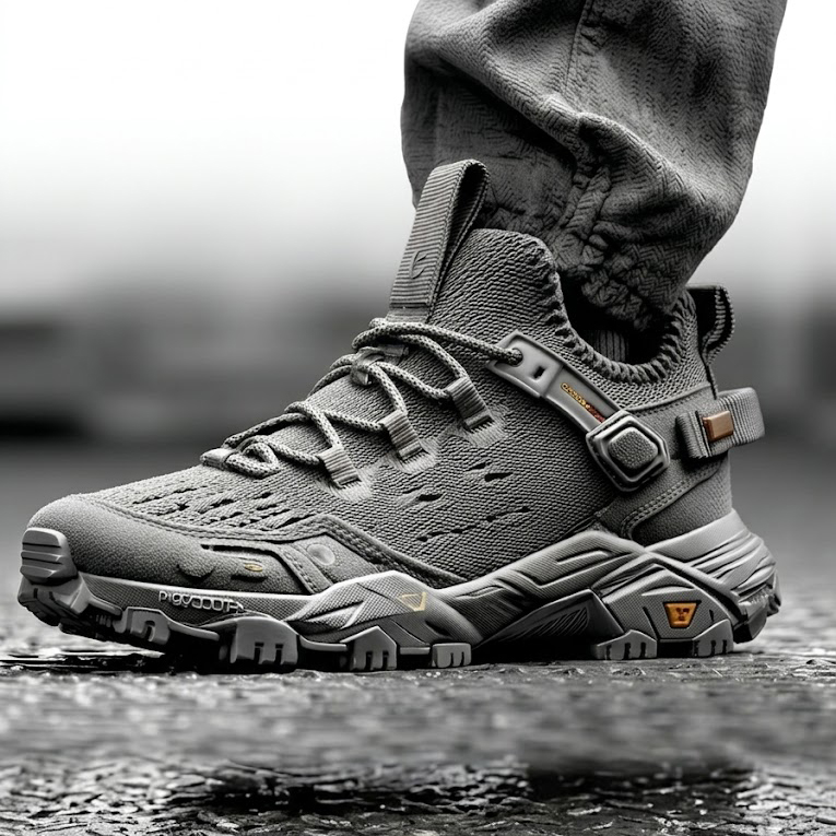 Wholesale Factory Direct Minimalist Monochrome Sneakers Shock-absorbing Lightweight Slip-Resistant Breathable Work Shoes for Men