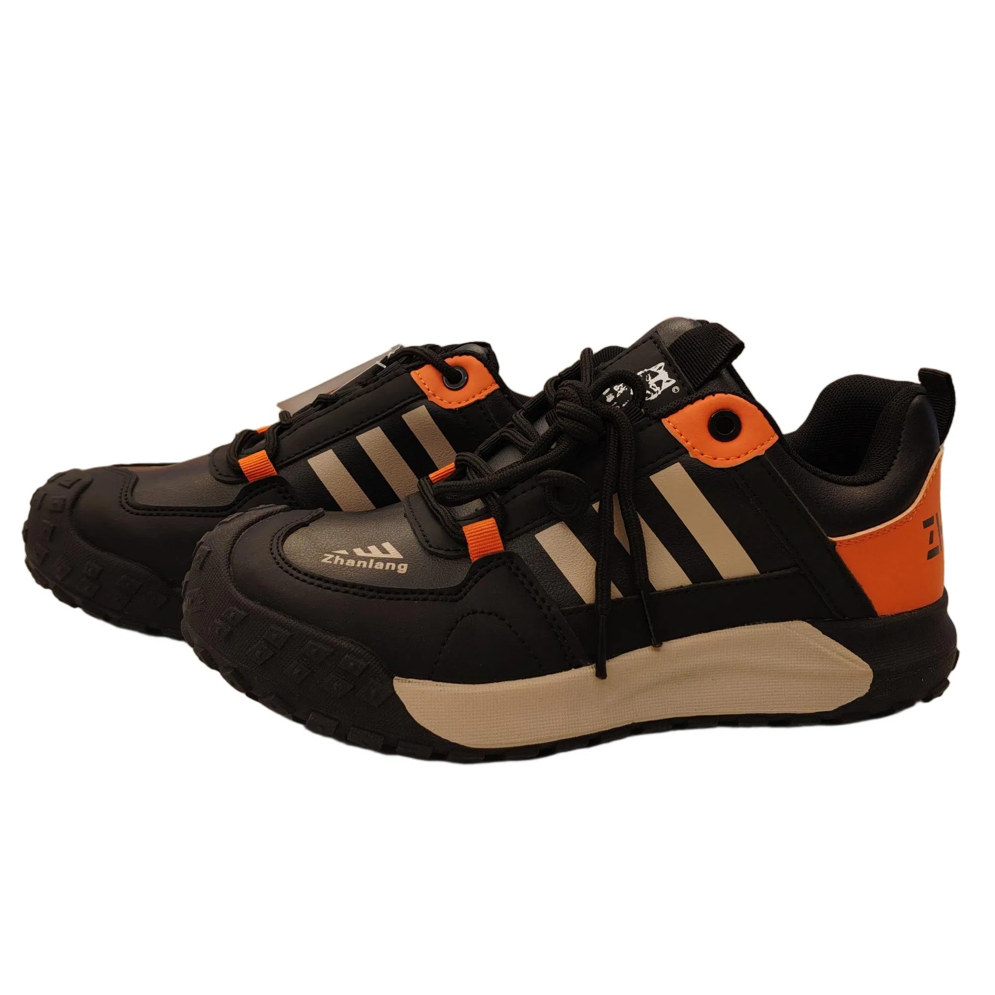 3516-Wolf Warrior 79 3D-Printed Hybrid Upper Safety Shoes: Oxford Cloth &amp; Microfiber Leather with Electrical Hazard (EH) Insulation