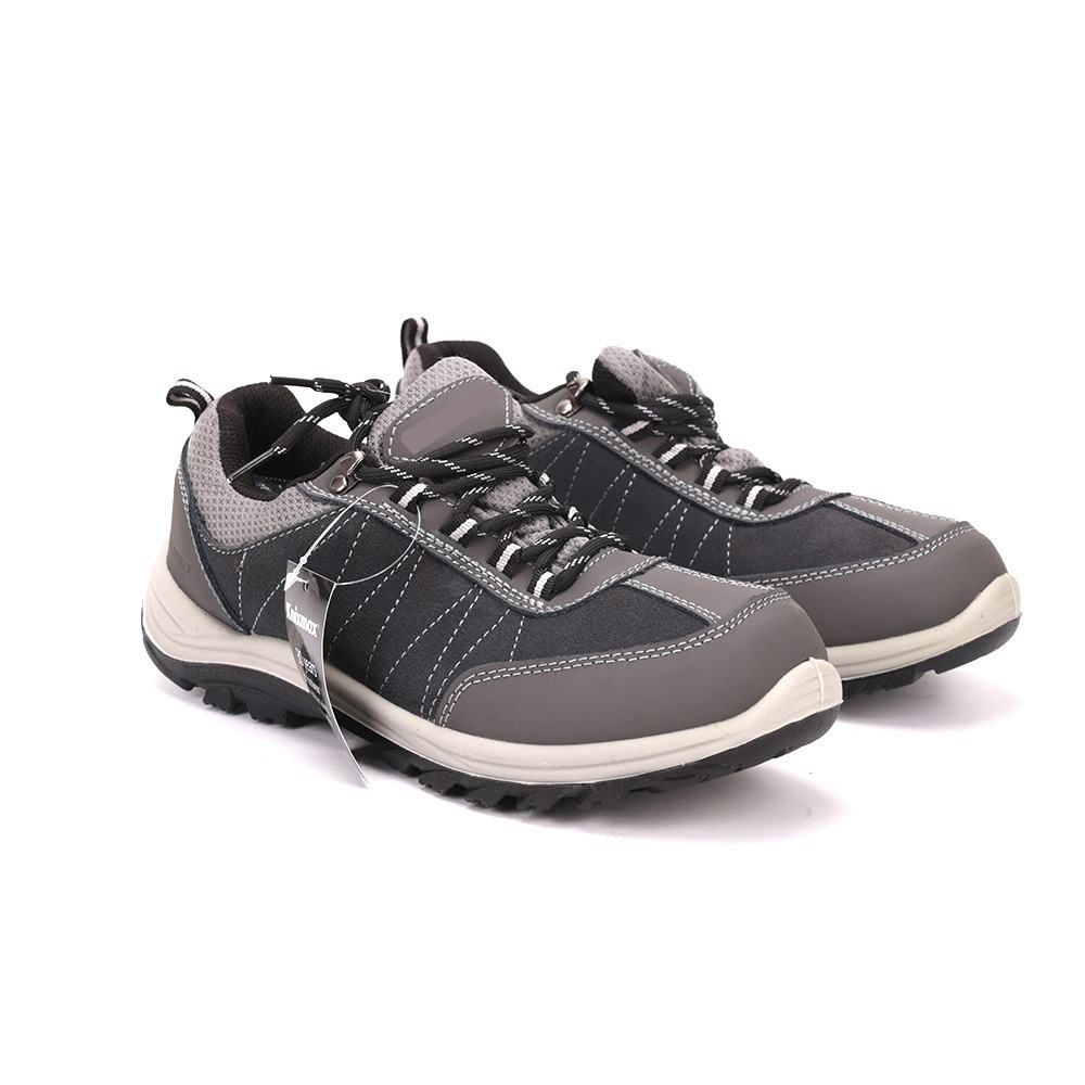AODEXIANG Safety Shoes Steel Toe Cap Anti-Slip Winter Nubuck Leather Upper Mesh Lining Puncture-Proof Work Boots