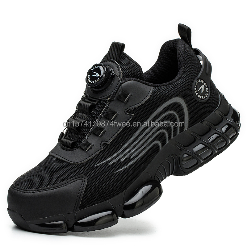 Factory Custom Steel Toe Puncture-Resistant Slip-Resistant Safety Shoes Unisex for Midsole Rubber Outsole Work Style for