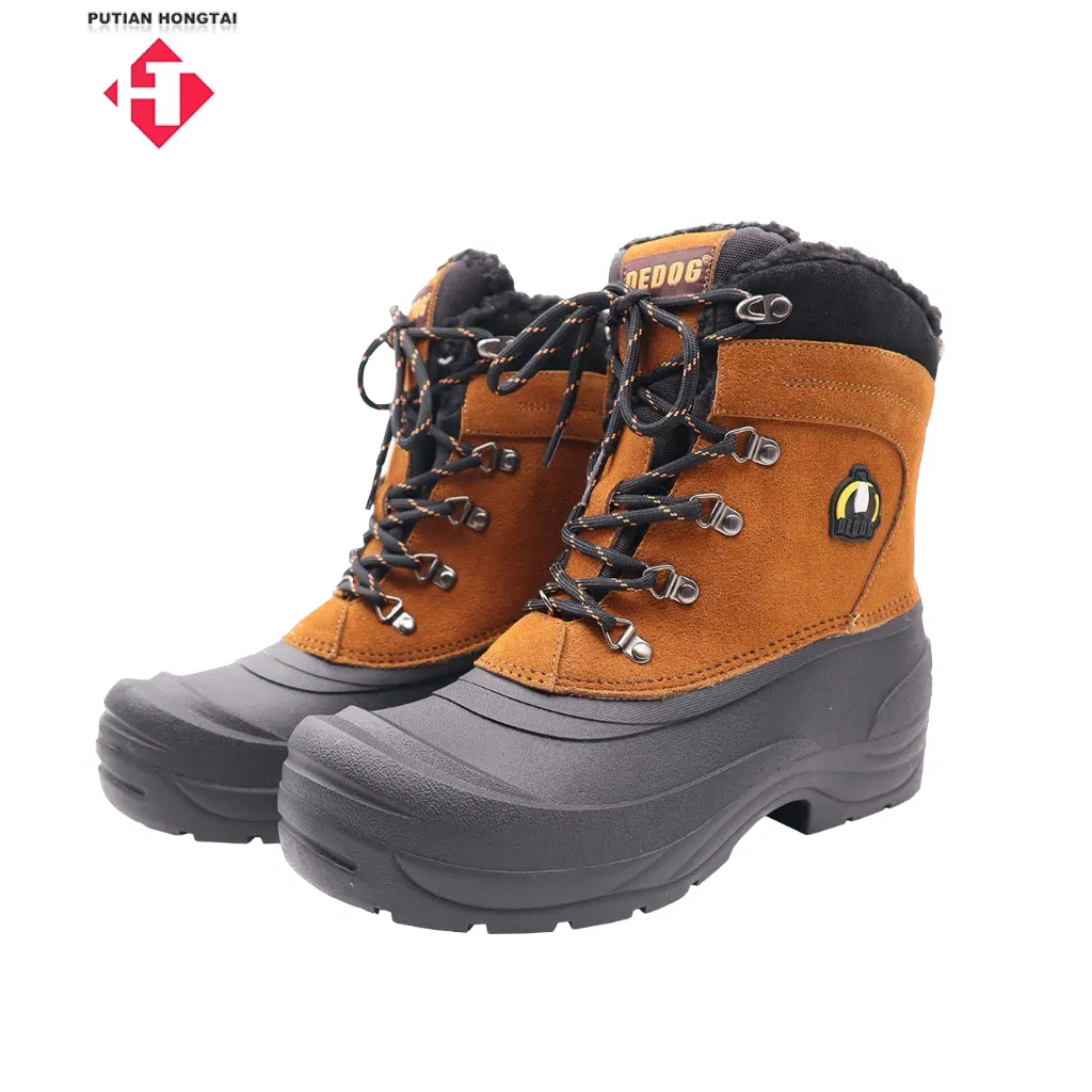 Anti-Slip Waterproof Fabric Durable Heavy Duty Men Winter Work Boots