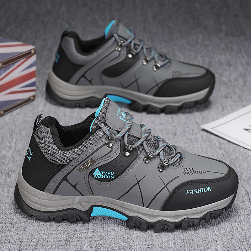New Men's Running Shoes Waterproof Slip Resistant Work Shoes for Construction Site Wear-Resistant