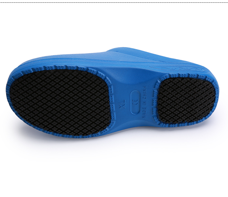 JDS CE Safety Anti-Slip Rubber Kitchen Chef Shoes Oil Resistant EVA Clogs Shoes Comfortable Men Shoes
