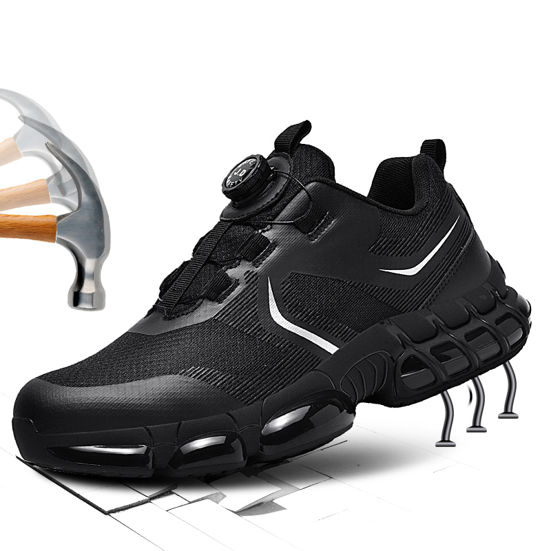 Anti-Smashing Lightweight Safety Shoes Breathable Anti-Skid Sneakers