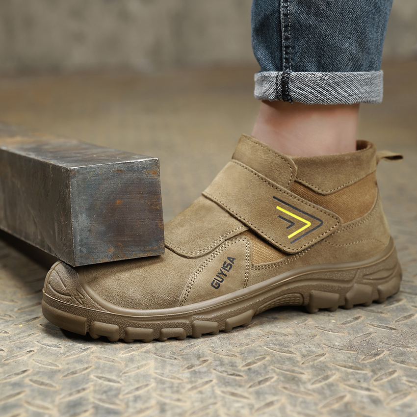 Wear Resistant Labor Protection Shoes Anti Smashing Anti Stabbing Breathable Anti Slip Anti Scalding Safety Protective Shoes