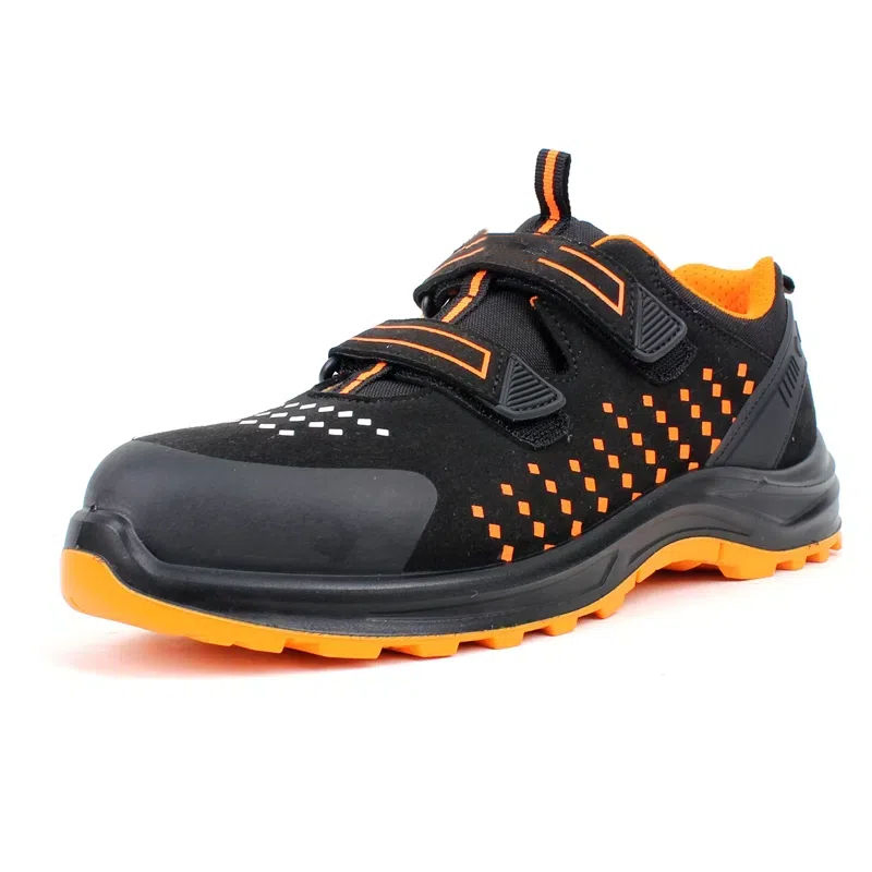 Suede Composite-Toe Work Shoes: Lightweight Sporty Factory-Priced.