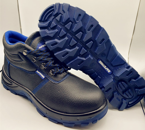 Safetree PPE Industrial&Construction Embossed Leather Safety Boot CE En20345 with Steel Toe