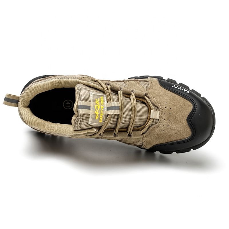 Breathable Light Weight Safety Shoes Steel Toe for Men Work Shoe Anti slip Mens Safety Boots for Workers