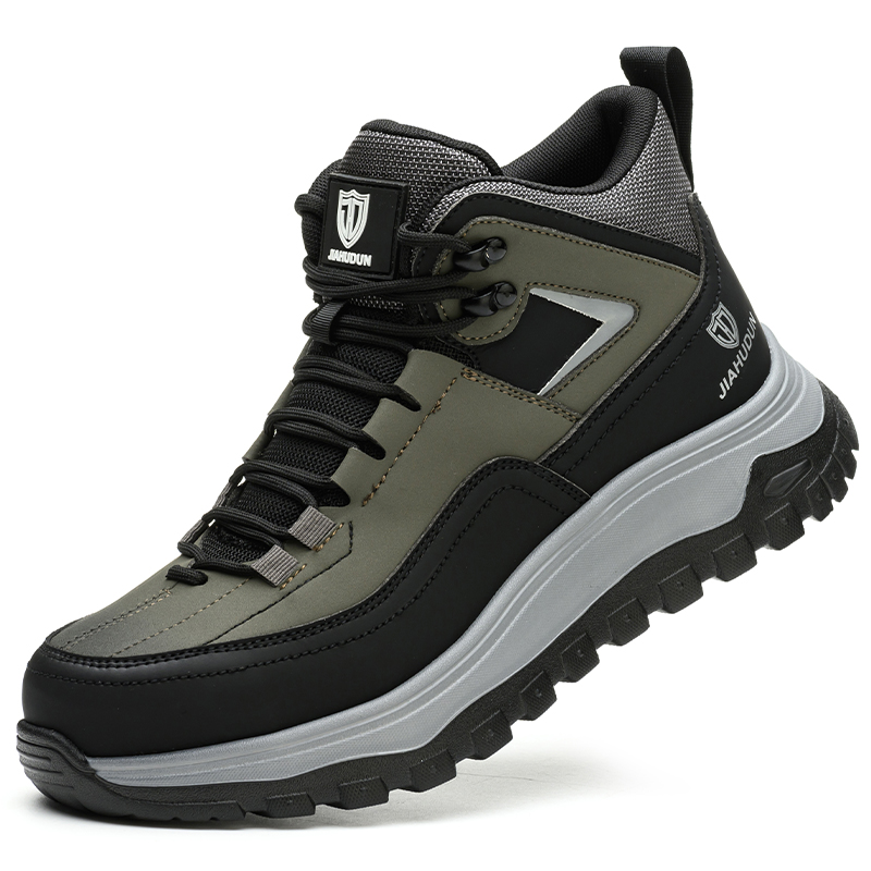 Steel Toe Safety Shoes Men Women Lightweight Breathable Industrial Work Boots Puncture Resistant Construction Anti-Slip Sneakers