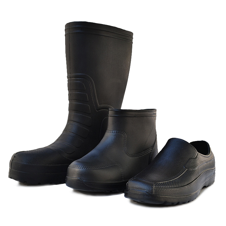 Lightweight Anti-Skid Waterproof Rain Boot Safety EVA Foam Kitchen Chef Shoes
