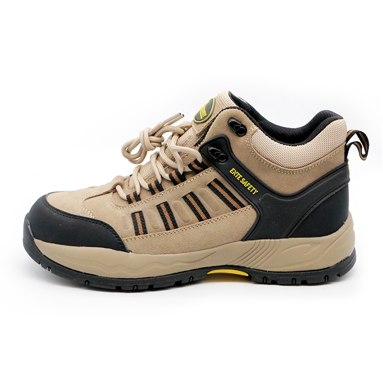 Wholesale Custom logo Work Shoes Safety Breathable Suede Upper Working Welding Industry Steel Toe Puncture-proof Safety Shoe