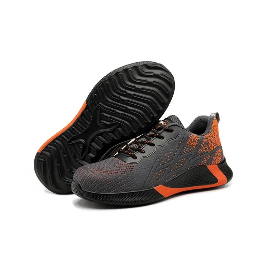 Lightweight Fly Woven Safety Sneakers with Puncture Protection