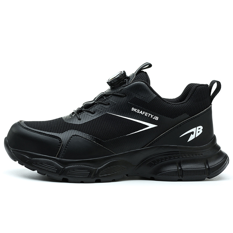 Soft-Soled Knob Sports Safety Shoes for Work Anti-Smashing Anti-Piercing Breathable and Protective for Factory Use Rotating