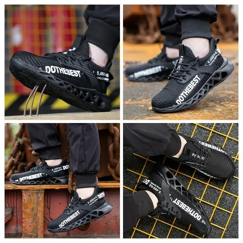 Dinggu Frontrunning High Quality Composite Sport Light Weight Fashionable Industrial Price Work Steel Toe Men Brand Safety Shoes