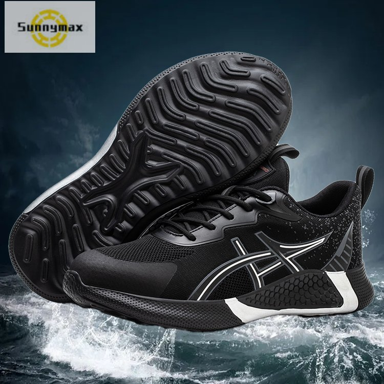 Lightweight Safety Sneakers with Woven Design for All-Day Wear