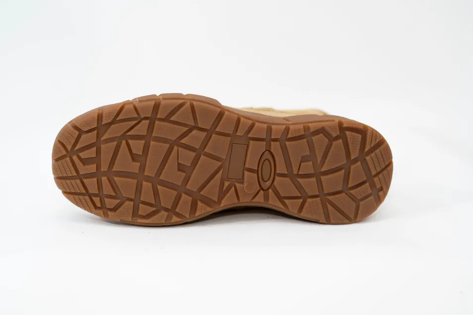 Suede cowhide detail